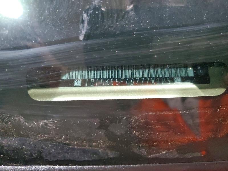 Aukcja sprzedaży 2006 Chevrolet Cobalt, vin: 1G1AK55F467778125, numer aukcji: 53770746