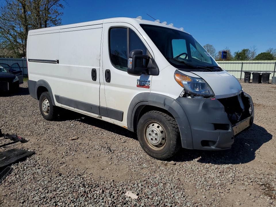 53034886 :رقم المزاد ، 3C6TRVAG2HE511909 vin ، 2017 Ram Promaster 1500 مزاد بيع