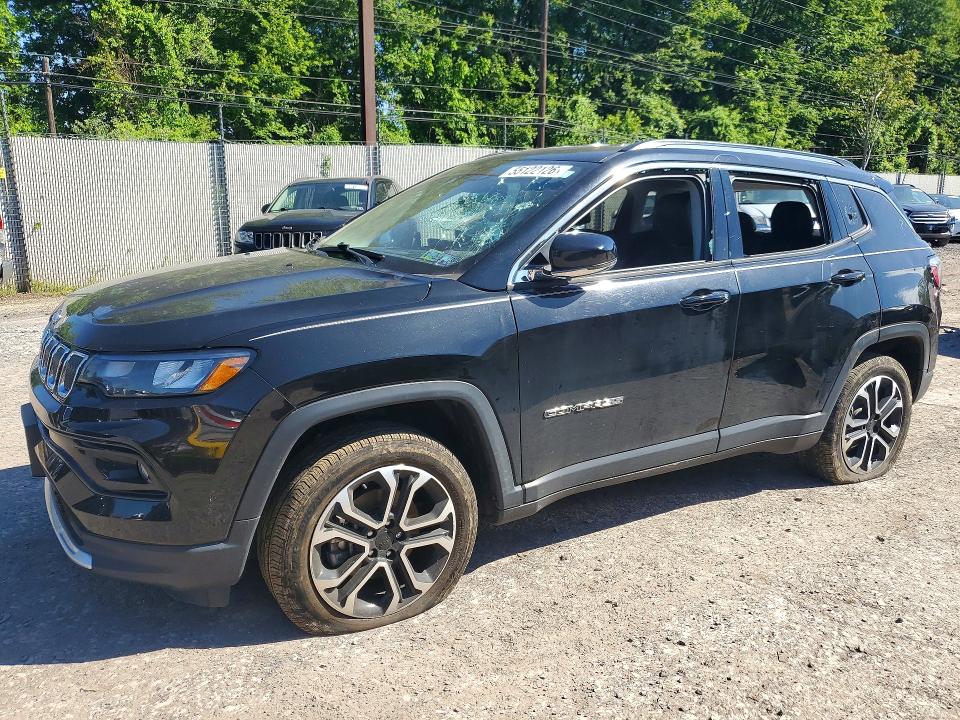 Aukcja sprzedaży 2022 Jeep Compass, vin: 3C4NJDCB6NT152477, numer aukcji: 55122126