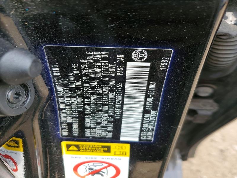 53271086 :رقم المزاد ، 4T4BF1FK2GR517455 vin ، 2016 Toyota Camry مزاد بيع