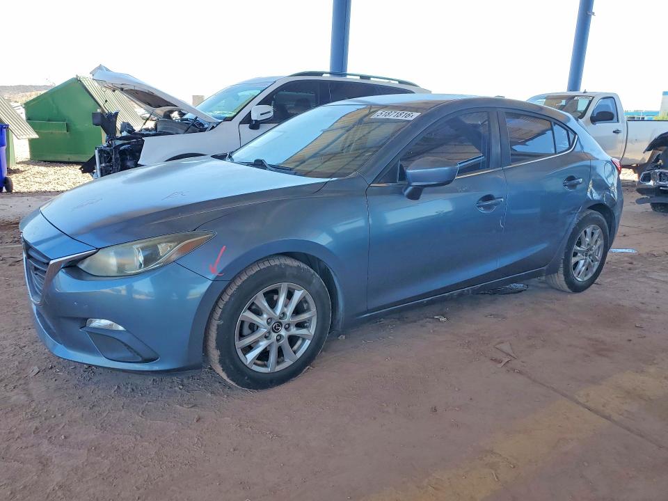 51871816 :رقم المزاد ، JM1BM1L79E1117749 vin ، 2014 Mazda 3 مزاد بيع