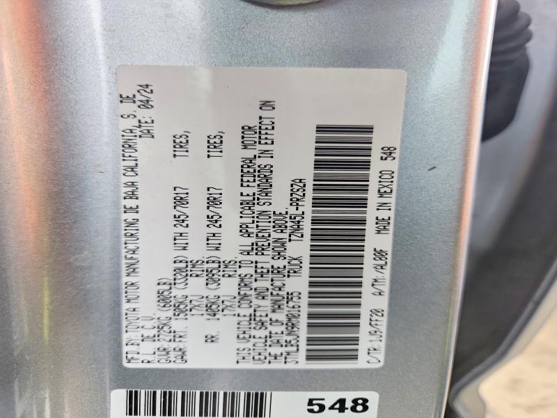 53539086 :رقم المزاد ، 3TMLB5JN9RM016755 vin ، 2024 Toyota Tacoma مزاد بيع