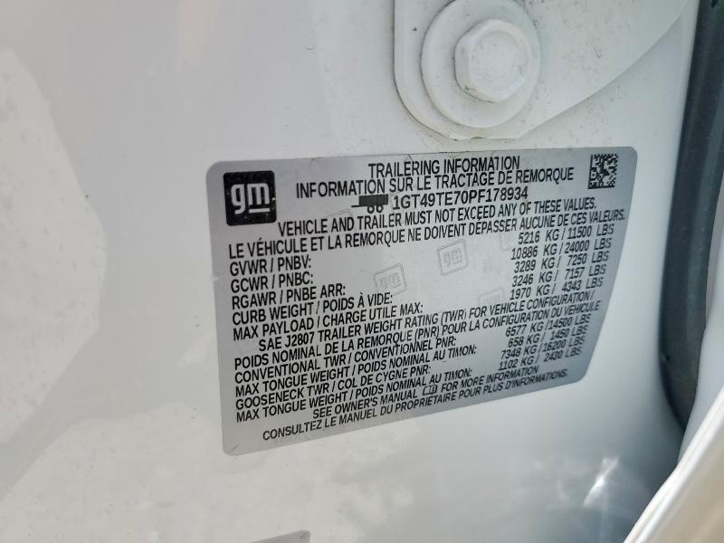 Продажа на аукционе авто 2023 Gmc Sierra C1500, vin: 1GT49TE70PF178934, номер лота: 52233026