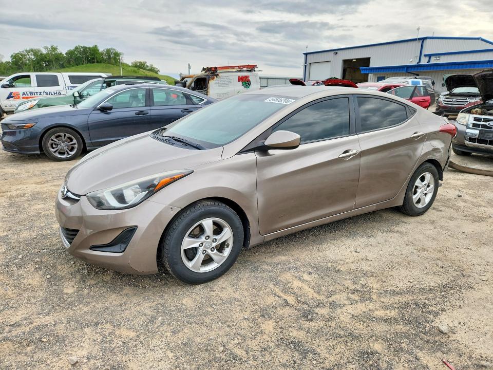 54686206 :رقم المزاد ، 5NPDH4AE3EH520702 vin ، 2014 Hyundai Elantra مزاد بيع