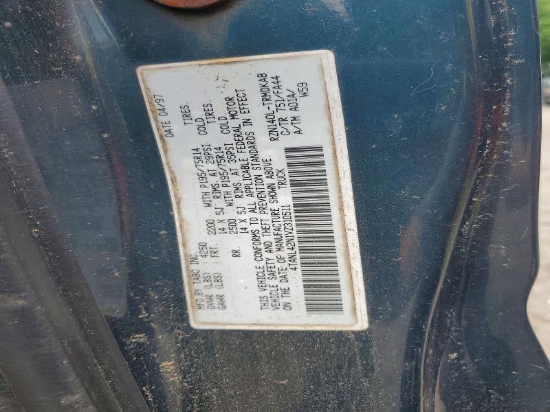 54953546 :رقم المزاد ، 4TANL42N1VZ310511 vin ، 1997 Toyota Tacoma مزاد بيع