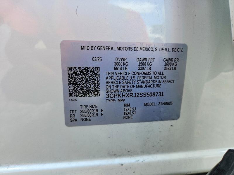 Продаж на аукціоні авто 2025 Honda Prologue, vin: 3GPKHXRJ2SS508731, номер лоту: 54865986