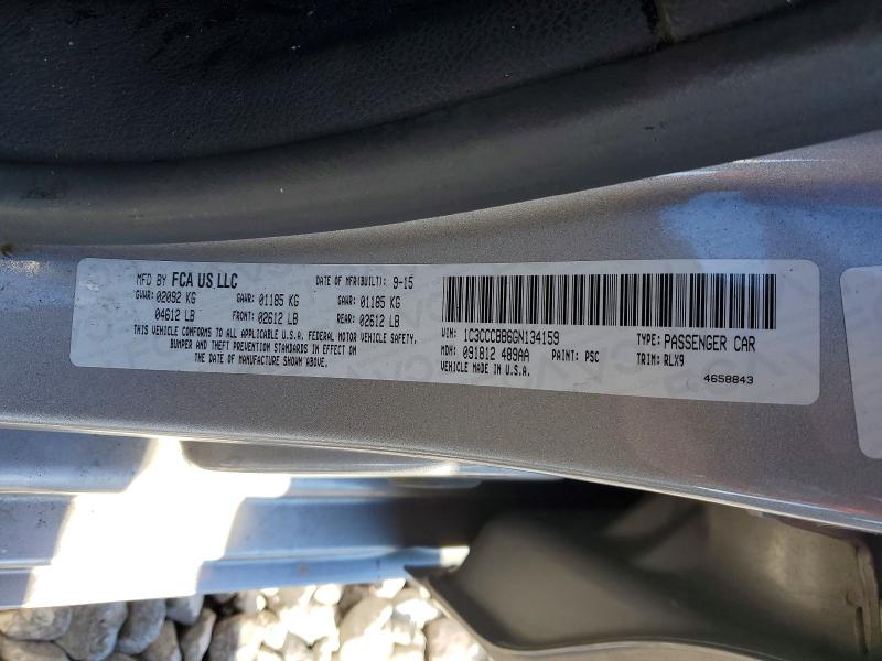 Aukcja sprzedaży 2016 Chrysler 200, vin: 1C3CCCBB6GN134159, numer aukcji: 53275266