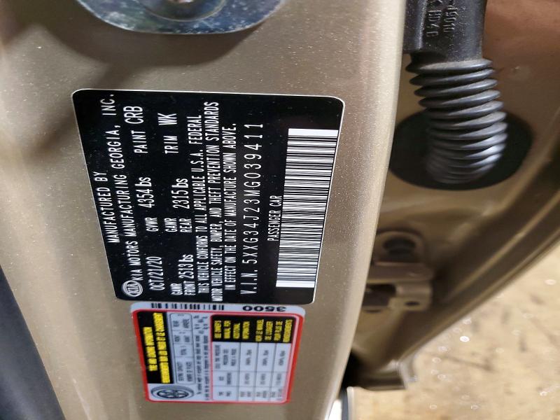 Продаж на аукціоні авто 2021 Kia K5, vin: 5XXG34J23MG039411, номер лоту: 52675036
