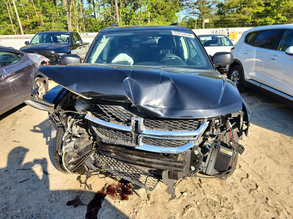 2018 Dodge Journey მანქანა იყიდება აუქციონზე, vin: 3C4PDCABXJT309838, აუქციონის ნომერი: 53253636
