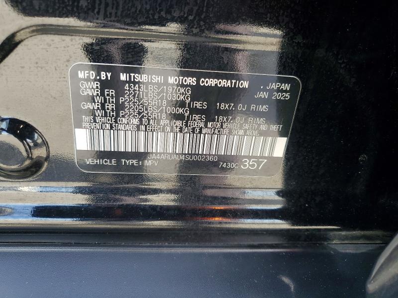Продаж на аукціоні авто 2025 Mitsubishi Outlander Sport, vin: JA4ARUAU4SU002360, номер лоту: 52168206