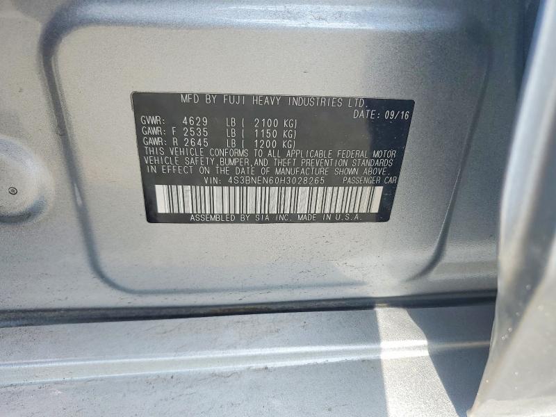 Продаж на аукціоні авто 2017 Subaru Legacy, vin: 4S3BNEN60H3028265, номер лоту: 53361216
