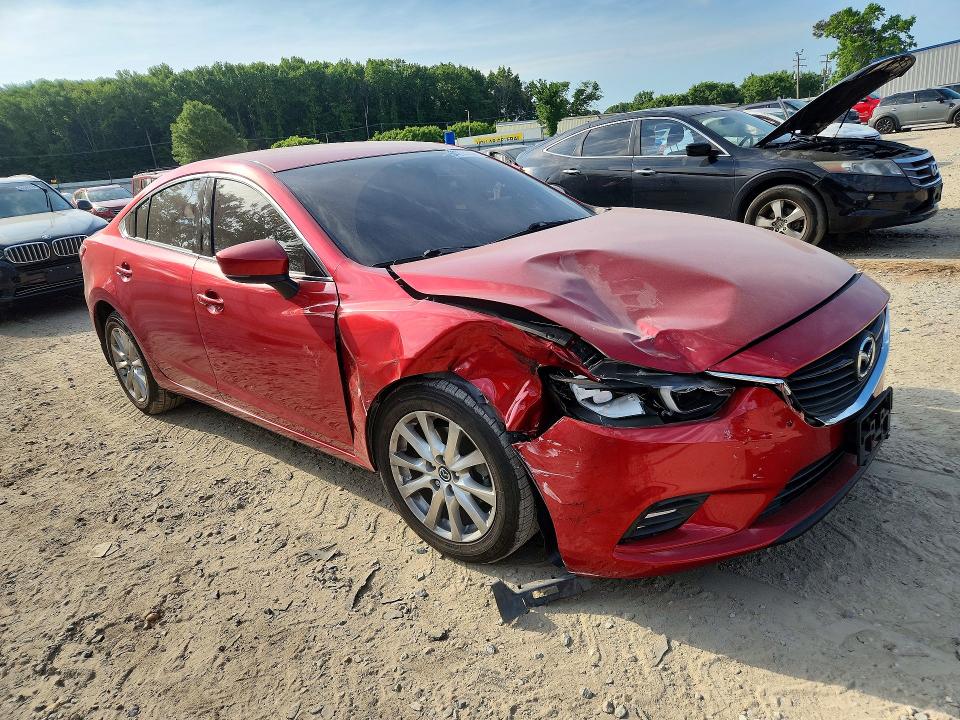 2017 Mazda 6 მანქანა იყიდება აუქციონზე, vin: JM1GL1U56H1115810, აუქციონის ნომერი: 54205206