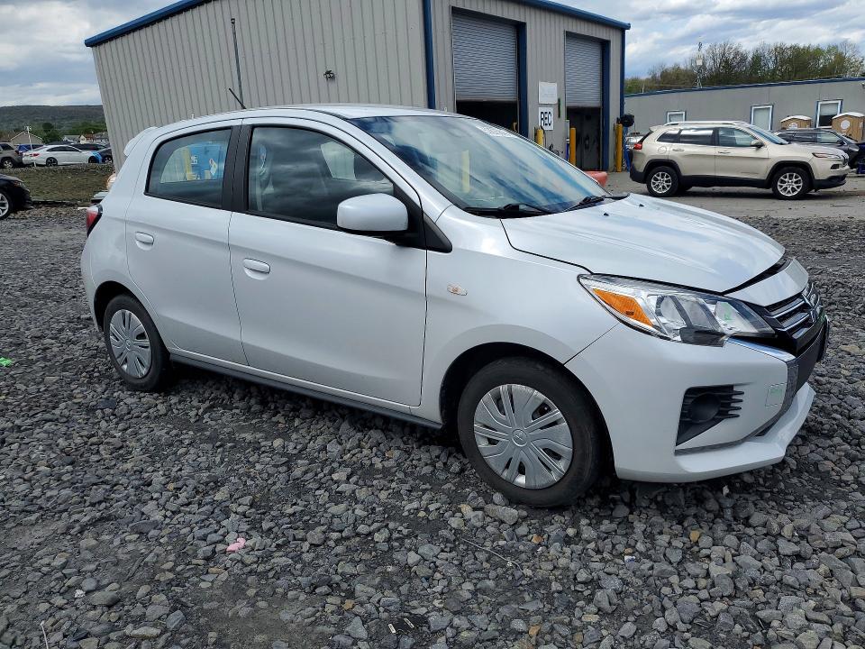 2021 Mitsubishi Mirage მანქანა იყიდება აუქციონზე, vin: ML32AUHJ2MH009075, აუქციონის ნომერი: 52675846