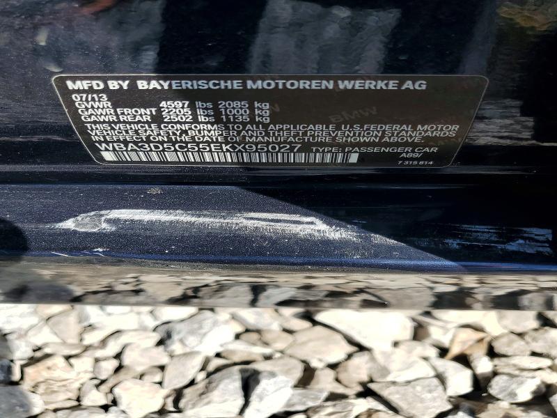 54409916 :رقم المزاد ، WBA3D5C55EKX95027 vin ، 2014 Bmw 328 مزاد بيع
