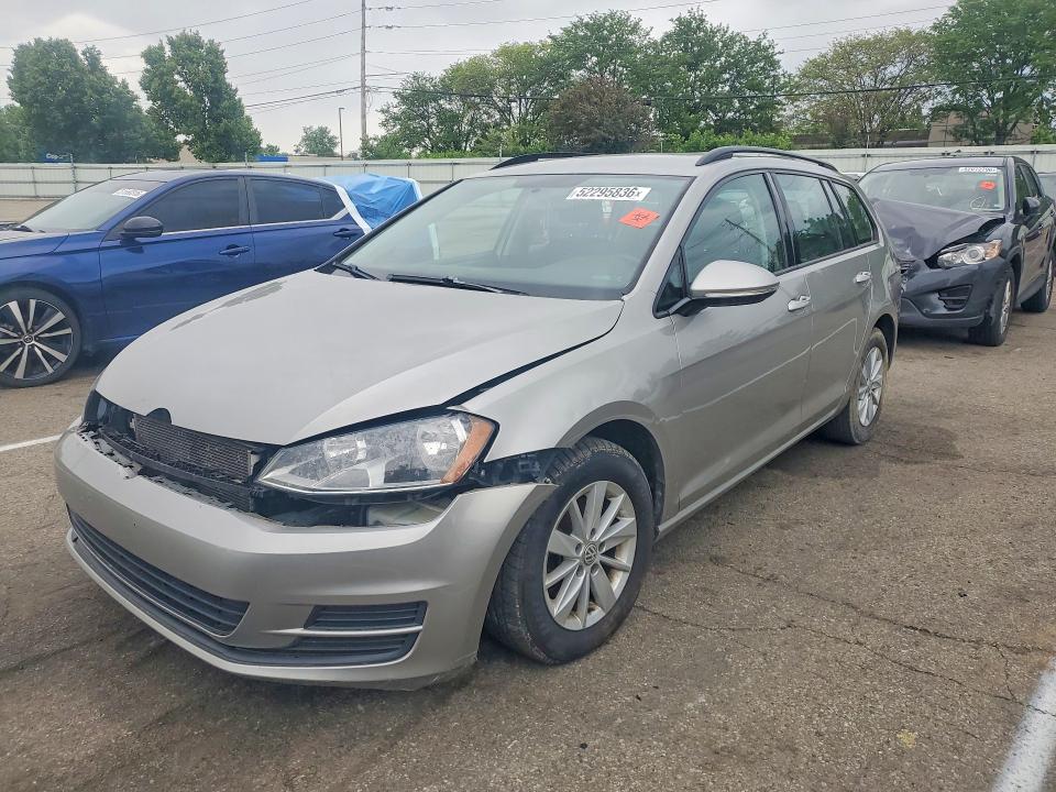 Auction sale of the 2016 Volkswagen Golf Sportwagen, vin: 3VWC17AU9GM513921, lot number: 52295836