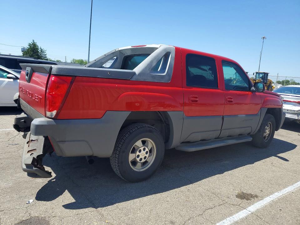 53025226 :رقم المزاد ، 3GNEC13T32G335672 vin ، 2002 Chevrolet Avalanche مزاد بيع