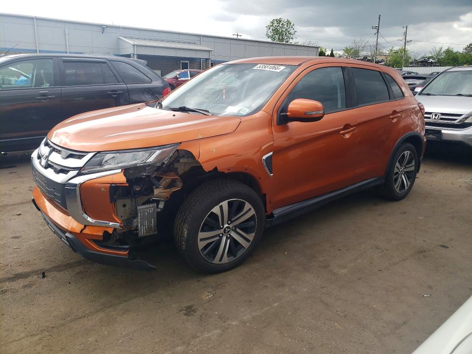2022 Mitsubishi Outlander Sport მანქანა იყიდება აუქციონზე, vin: JA4APVAUXNU016019, აუქციონის ნომერი: 53581066