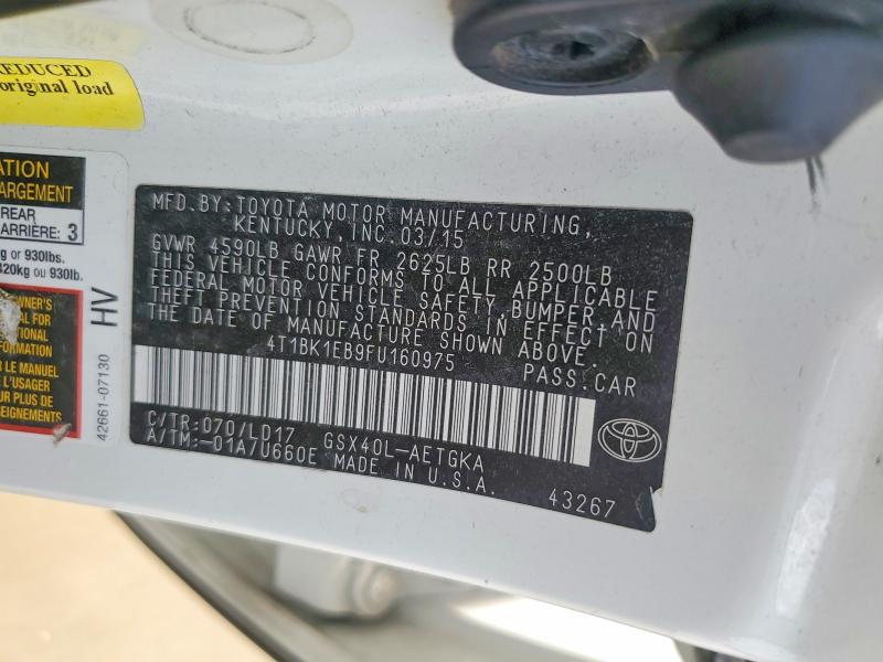 Aukcja sprzedaży 2015 Toyota Avalon, vin: 4T1BK1EB9FU160975, numer aukcji: 55435326