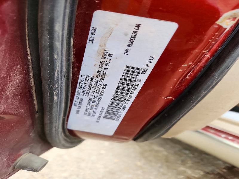 Продажа на аукционе авто 2004 Subaru Legacy, vin: 4S3BH675147601310, номер лота: 52190256