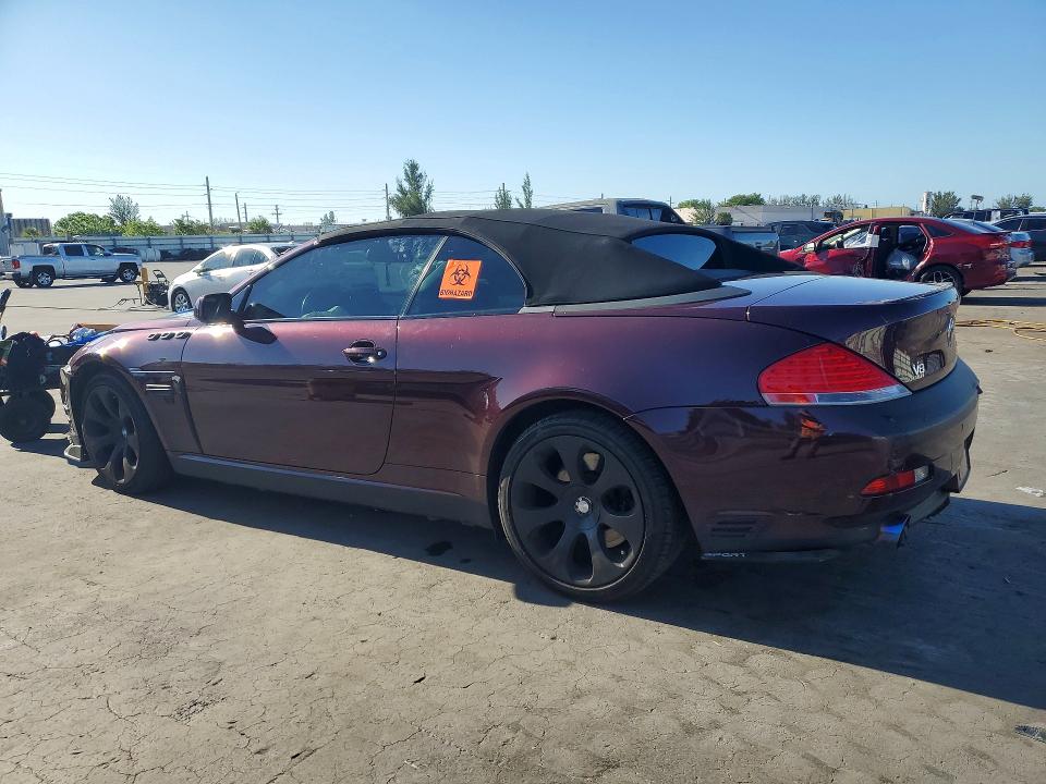 52440176 :رقم المزاد ، WBAEK13577CN83010 vin ، 2007 Bmw 650 مزاد بيع