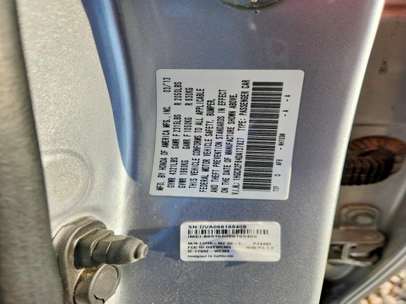 2013 Honda Accord მანქანა იყიდება აუქციონზე, vin: 1HGCR2F84DA137827, აუქციონის ნომერი: 53232106
