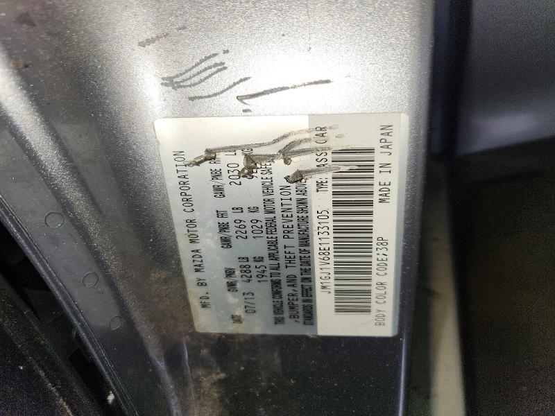 Aukcja sprzedaży 2014 Mazda 6, vin: JM1GJ1V68E1133105, numer aukcji: 54077116