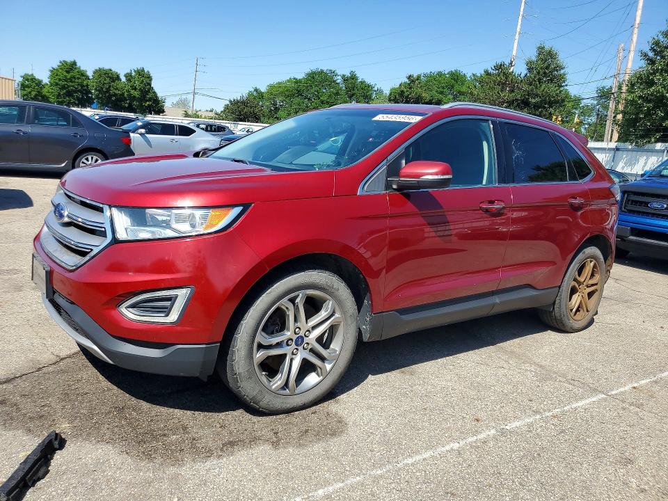 Продажа на аукционе авто 2015 Ford Edge, vin: 2FMTK4K9XFBB09952, номер лота: 55435956