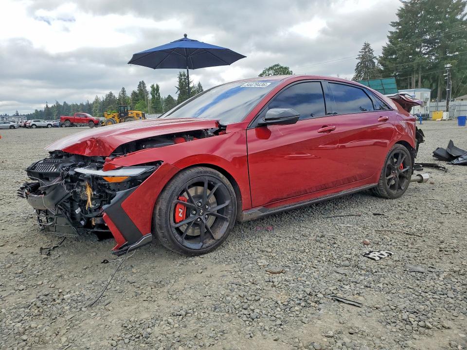 2025 Hyundai Elantra N მანქანა იყიდება აუქციონზე, vin: KMHLW4DK6SU030089, აუქციონის ნომერი: 54479436