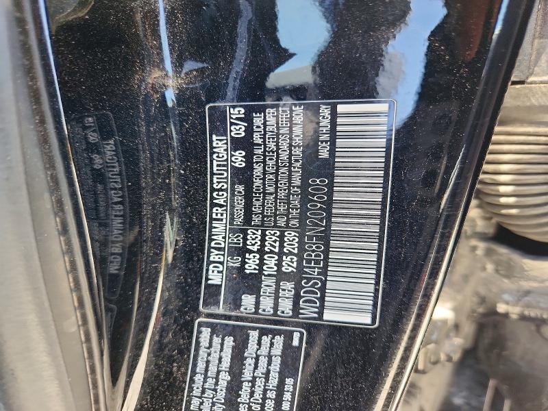 Продаж на аукціоні авто 2015 Mercedes-benz Cla, vin: WDDSJ4EB8FN209608, номер лоту: 54131546