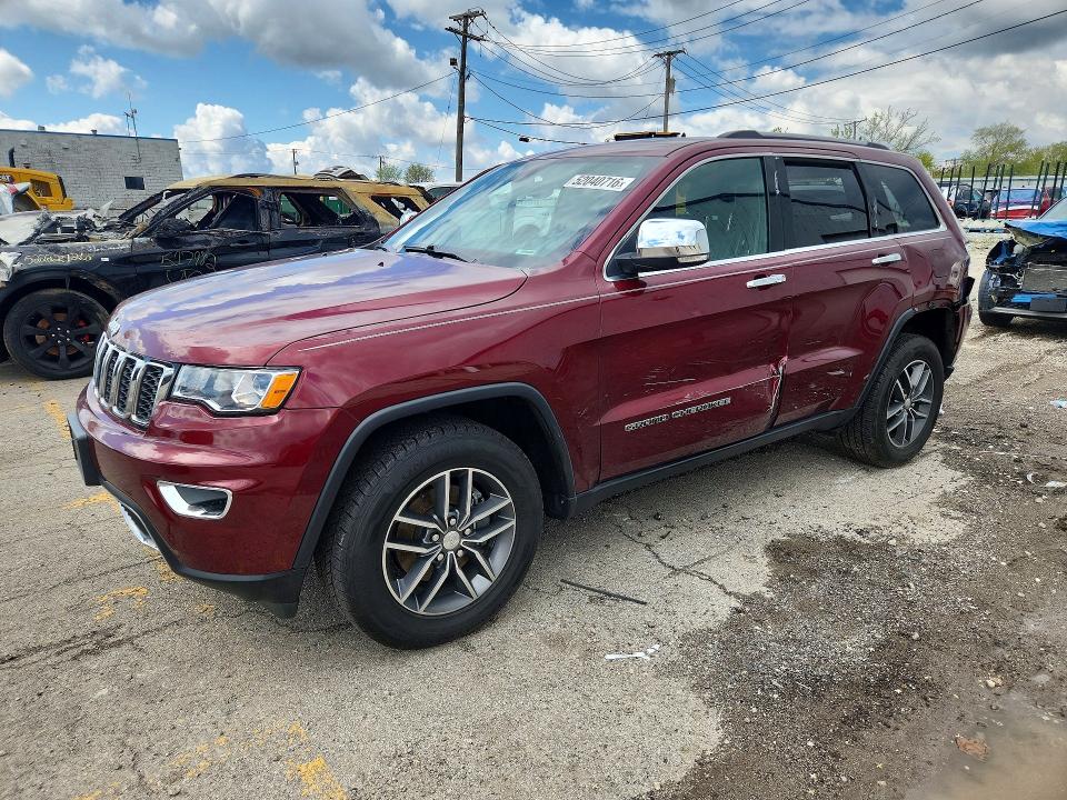 52040716 :رقم المزاد ، 1C4RJFBG5HC734936 vin ، 2017 Jeep Grand Cherokee مزاد بيع