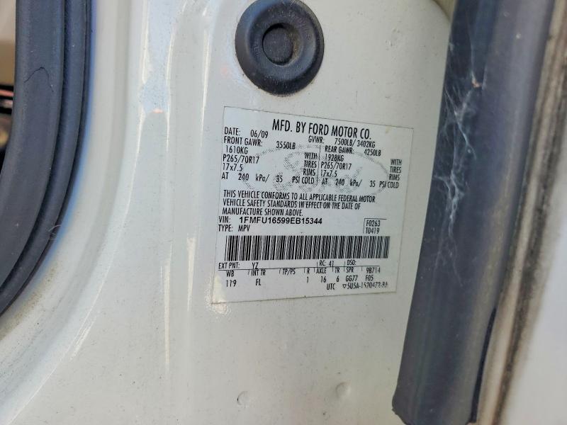 Продажа на аукционе авто 2009 Ford Expedition, vin: 1FMFU16599EB15344, номер лота: 53467946