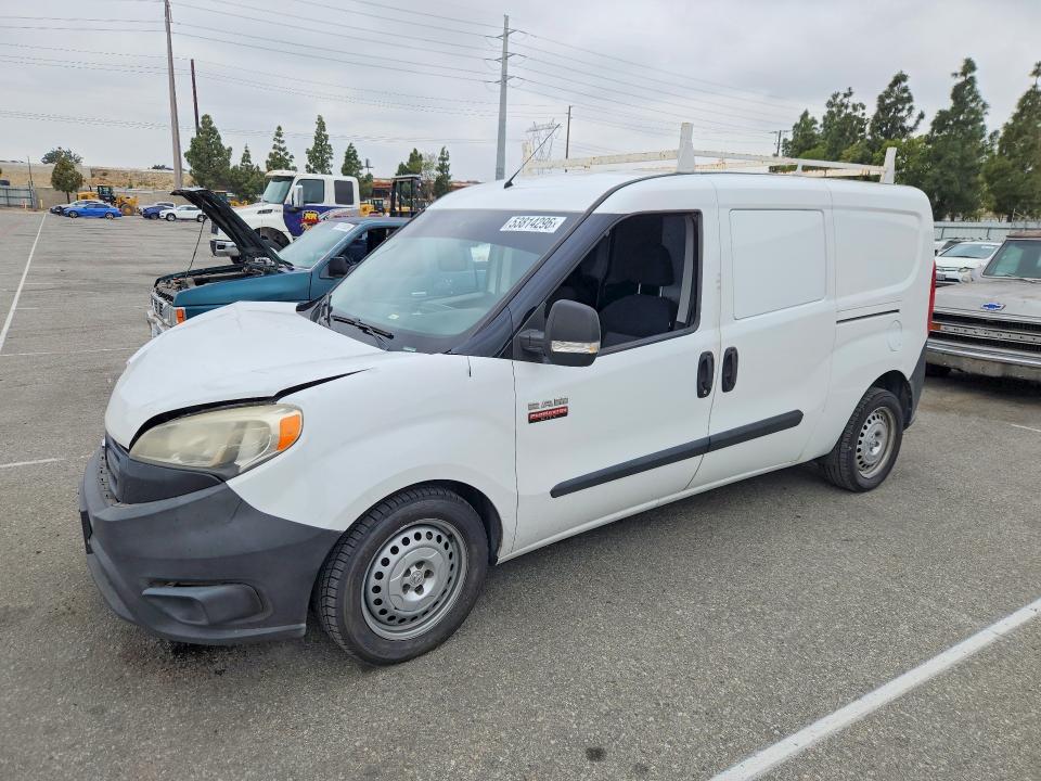 53814296 :رقم المزاد ، ZFBERFAT0G6B33040 vin ، 2016 Ram Promaster City مزاد بيع