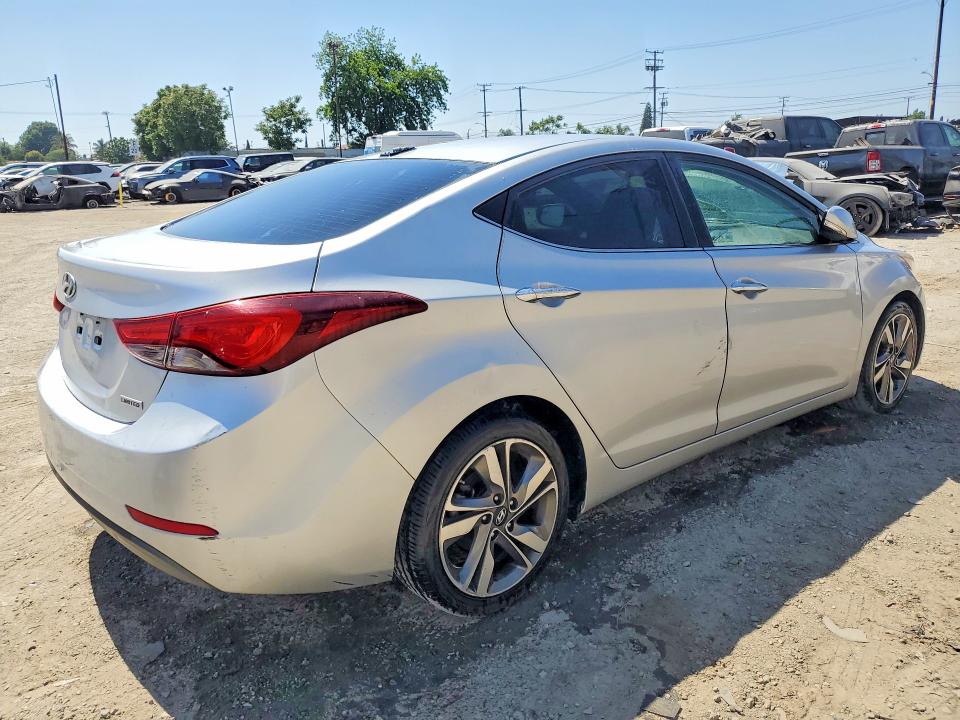 53667166 :رقم المزاد ، 5NPDH4AE7FH567183 vin ، 2015 Hyundai Elantra مزاد بيع