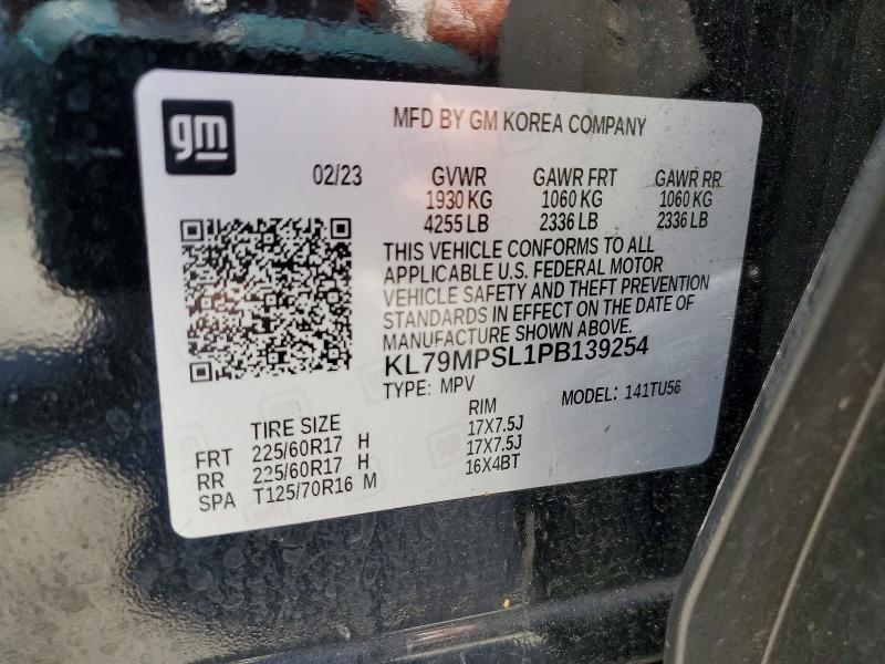 Продажа на аукционе авто 2023 Chevrolet Trailblazer, vin: KL79MPSL1PB139254, номер лота: 54263556