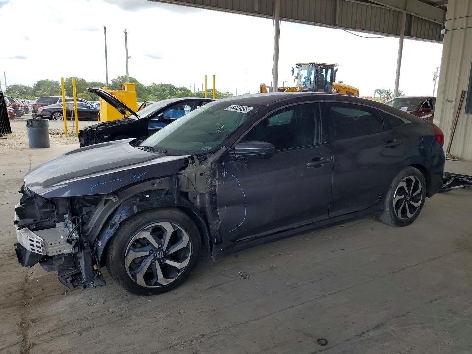 53443006 :رقم المزاد ، 19XFC2F59HE078313 vin ، 2017 Honda Civic مزاد بيع