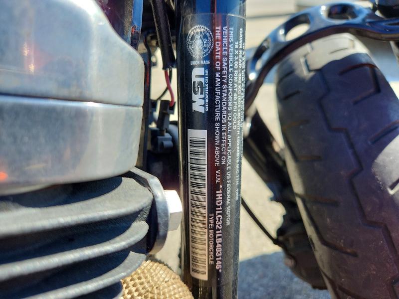 2020 Harley-davidson Xl1200 მანქანა იყიდება აუქციონზე, vin: 1HD1LC321LB403146, აუქციონის ნომერი: 53049786