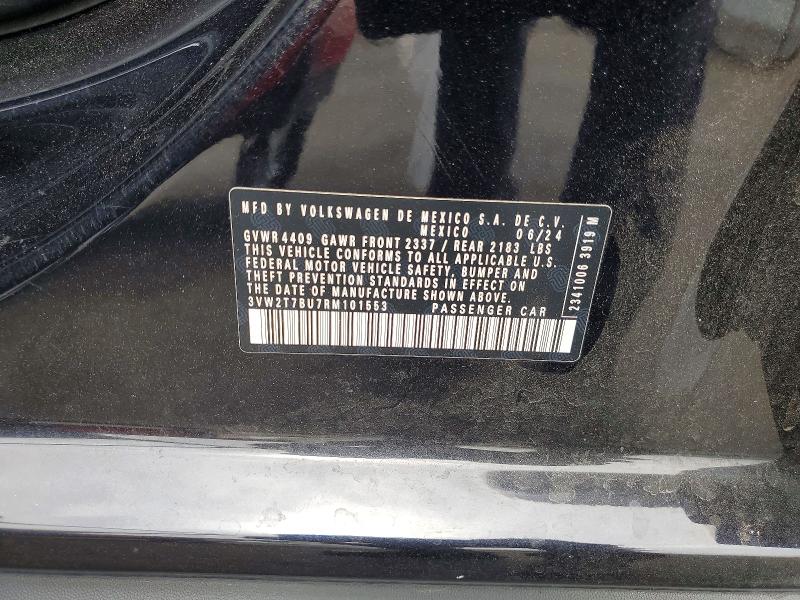 Aukcja sprzedaży 2024 Volkswagen Jetta, vin: 3VW2T7BU7RM101553, numer aukcji: 53034376
