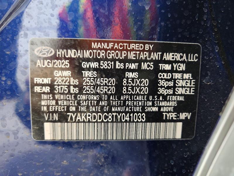 Auction sale of the 2026 Hyundai Ioniq 5, vin: 7YAKRDDC8TY041033, lot number: 53644446
