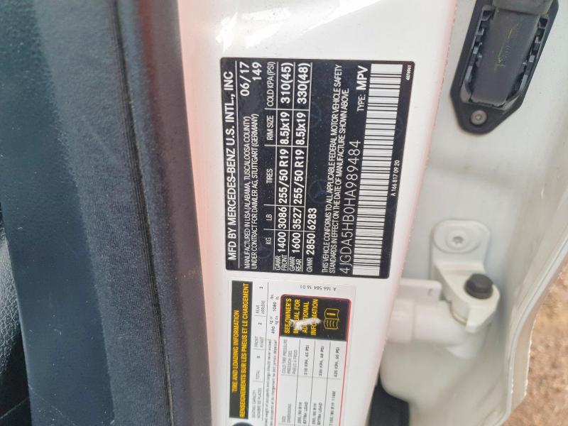 Продаж на аукціоні авто 2017 Mercedes-benz Gle, vin: 4JGDA5HB0HA989484, номер лоту: 54309916