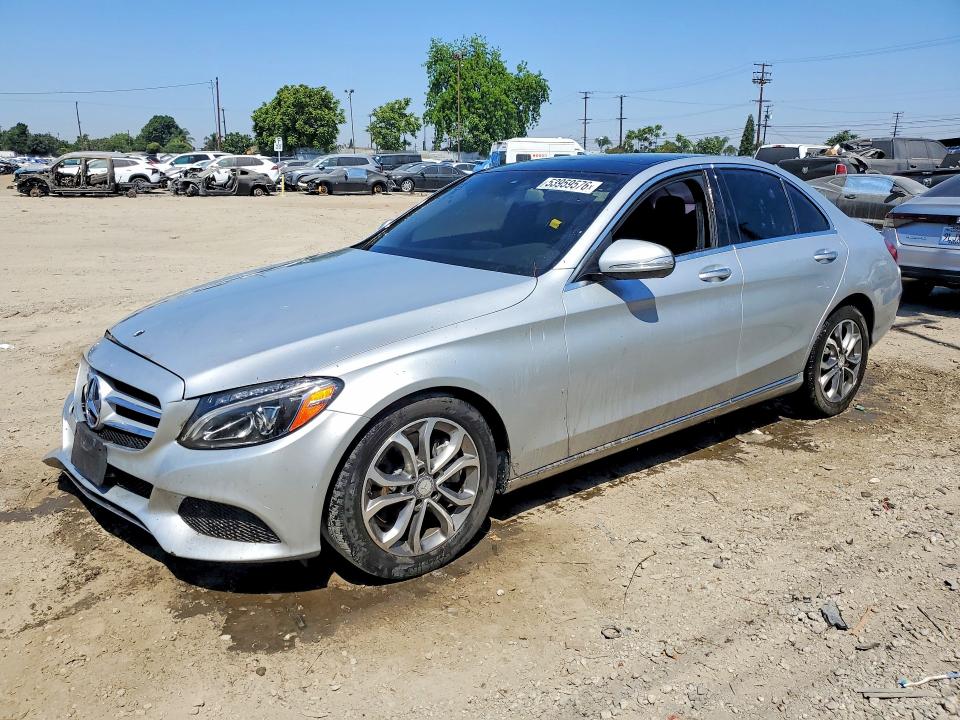 Auction sale of the 2015 Mercedes-benz C, vin: 55SWF4JB5FU077780, lot number: 53959576
