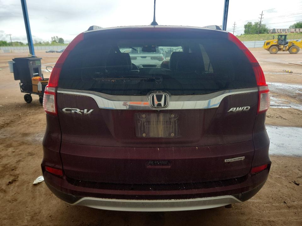 55161916 :رقم المزاد ، 5J6RM4H97FL034850 vin ، 2015 Honda Cr-v مزاد بيع