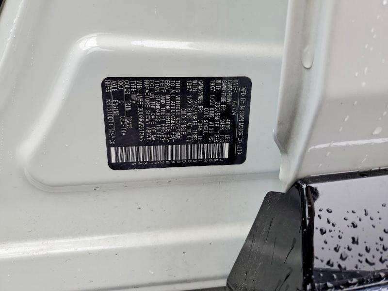 51802626 :رقم المزاد ، JN8BT3DD8RW251345 vin ، 2024 Nissan Rogue مزاد بيع