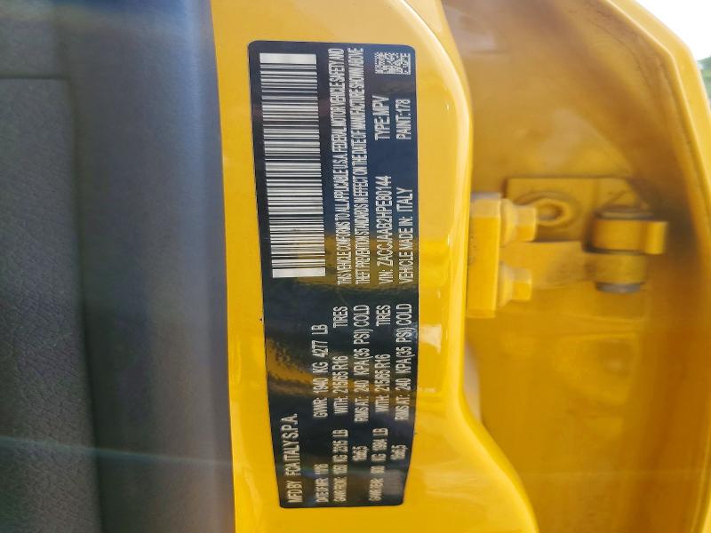 53718766 :رقم المزاد ، ZACCJAAB2HPE80144 vin ، 2017 Jeep Renegade مزاد بيع
