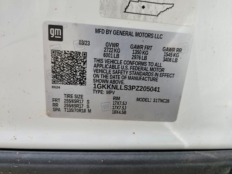 Aukcja sprzedaży 2023 Gmc Acadia, vin: 1GKKNLLS3PZ205041, numer aukcji: 54974676