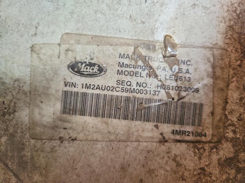 Продажа на аукционе авто 2009 Mack Unknown, vin: 1M2AU02C59M003137, номер лота: 52004546