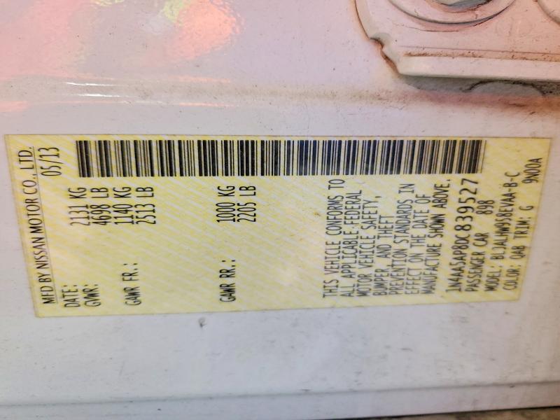 53635806 :رقم المزاد ، 1N4AA5AP8DC839527 vin ، 2013 Nissan Maxima مزاد بيع