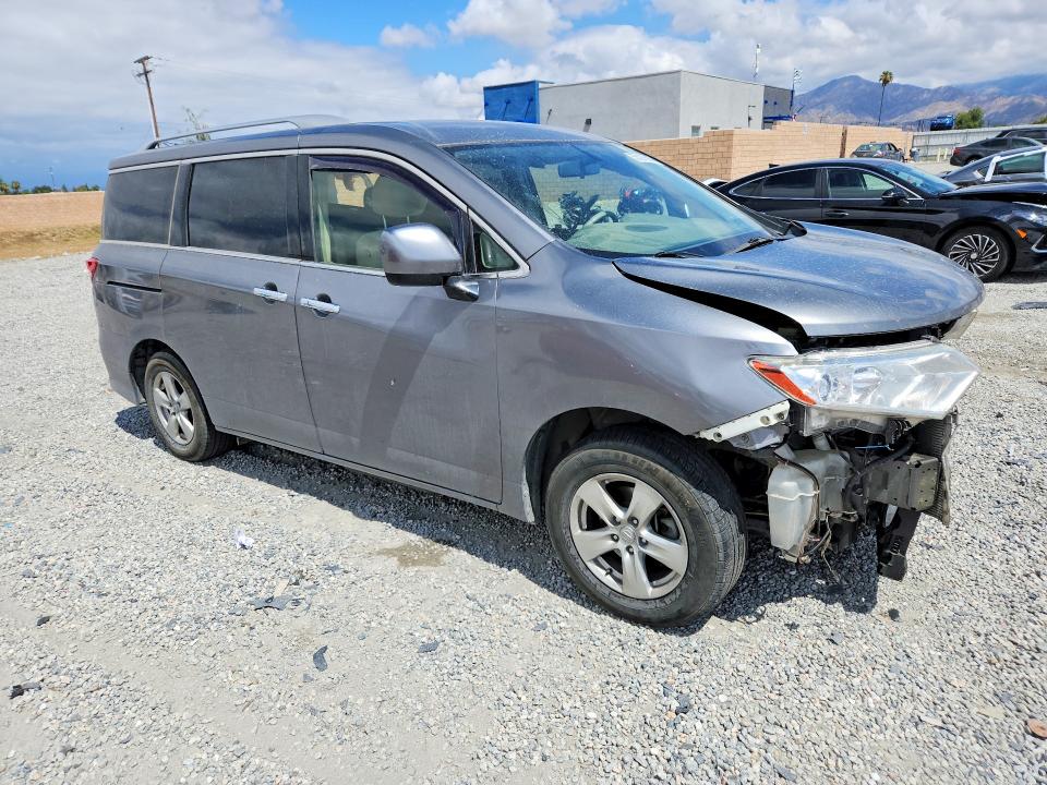 2017 Nissan Quest მანქანა იყიდება აუქციონზე, vin: JN8AE2KP7H9165597, აუქციონის ნომერი: 55197566