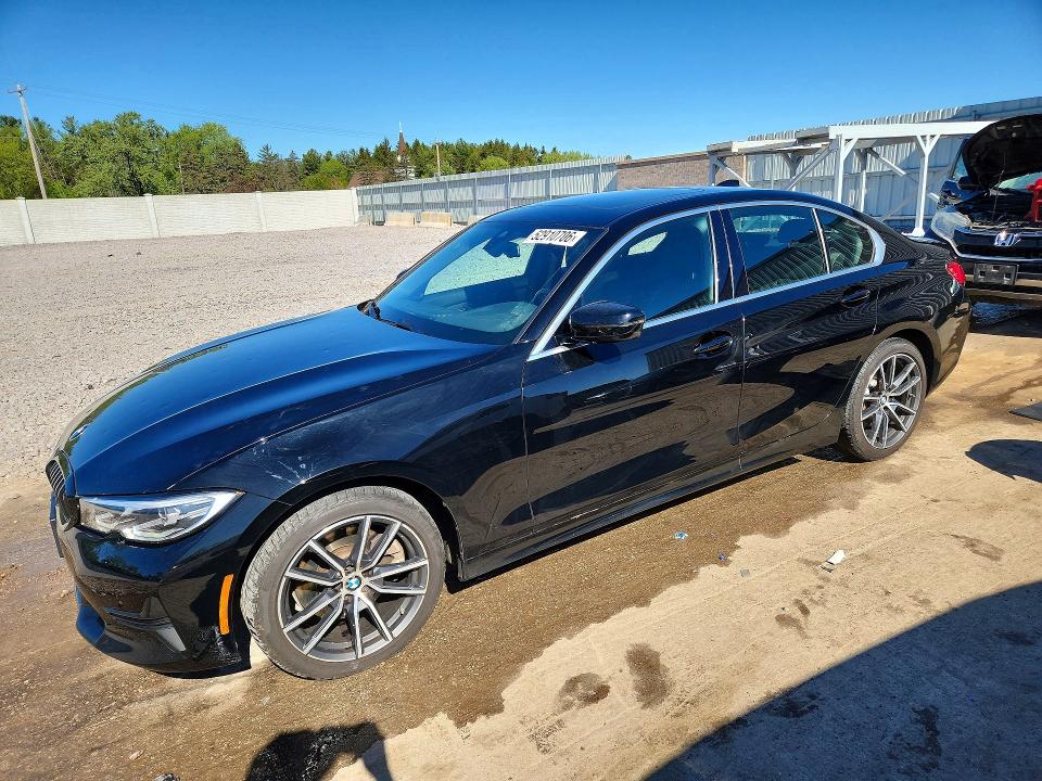 2021 Bmw 330xi მანქანა იყიდება აუქციონზე, vin: 3MW5R7J08M8B60445, აუქციონის ნომერი: 52910706