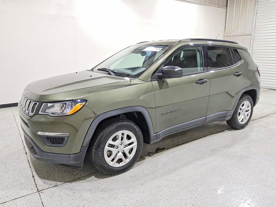 2018 Jeep Compass მანქანა იყიდება აუქციონზე, vin: 3C4NJCAB8JT204487, აუქციონის ნომერი: 54185126