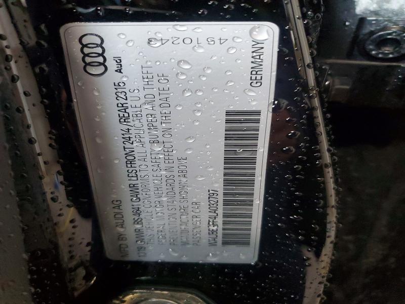 54706486 :رقم المزاد ، WAUBEGFF4LA032797 vin ، 2020 Audi A3 مزاد بيع